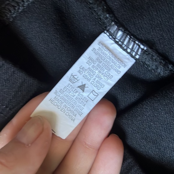 Boutique Moto Like Leggings with Ankle Zipper Black Size Large [no tag] - Picture 4 of 5